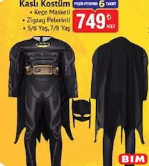BATMAN KASLI KÖSTÜM BATMAN KASLI KÖSTÜM